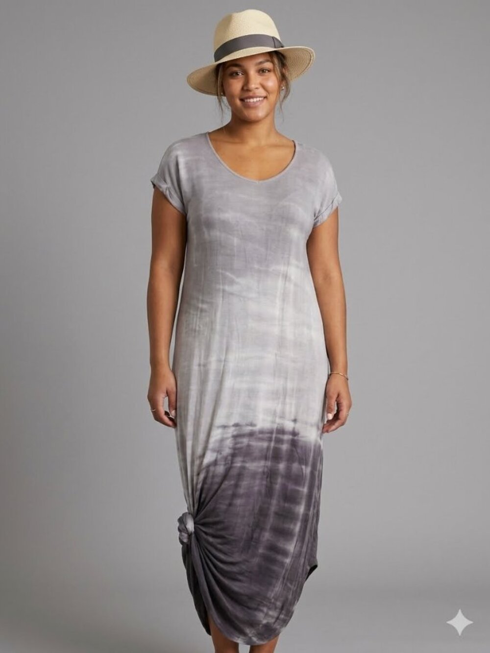 Cable & Gauge Ombre Tie-Dye Maxie Dress Size Medium